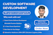 develop custom business software CRM erp healthcare or education systems