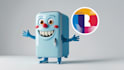 do good looking  fridge mascot logo with free source file