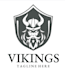 design unique professional skull viking helmet logo