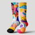 draw a sublimation socks design