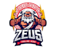 create modern unique zeus mascot logo design