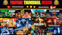 create eye catching youtube thumbnails design that drive high CTR