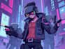 create sci fi or cyberpunk character artwork