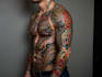 make a traditional japanese irezumi tattoo