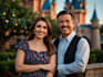 design a professional disney family portrait
