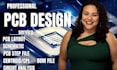 create electronics pcb design schematic layout eagle prototyping and engineering