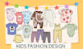build kids tech packs fashion and cloth sketches