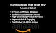 write amazon affiliate articles and surfer SEO blogs for you
