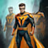 create concept art superhero character design for comics