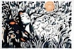 create a linocut illustration