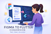 convert figma UI UX designs to flutter mobile app for android ios