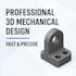 design 3d mechanical parts and assemblies
