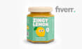design a cute kawaii product packaging or label
