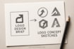 sketch unique hand drawn logo concepts