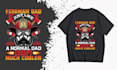 custom firefighter t shirt design