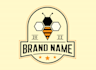 do make an modern honey bee logo