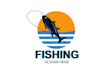 design fishing logo with free source file