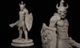 sculpt high quality 3d models, characters, and statues for 3d printing rendering