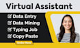 do fast and reliable professional data entry