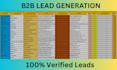 do b2b lead generation, linkedin leads, and email list