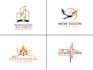 create a unique church logo design
