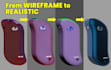 create realistic 3d modeling and rendering for products
