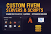 create custom fivem servers, scripts qbcore frameworks