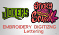 do jpeg to dst embroidery design digitizing or lettering alphabets text names