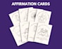 design motivational and affirmation cards