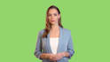 create a highly effective professional american female spokesperson video