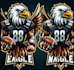 design mascot bird eagle football logo