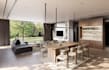 interior design and 3d rendering of interior space