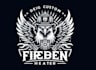 make custom eagle fireman firefighter logo
