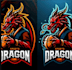 create amazing dragon mascot logo