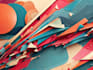 create abstract geometric digital art