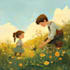 make a middle grade children book illustration