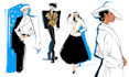 draw handcrafted fashion illustration no ai generation