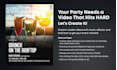 we will create a nightclub and an event promo video