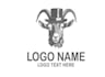 make professional vintage goat logo with copyright