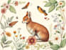 draw animal and botanical illustrations