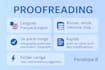 proofread and edit any writing