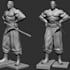 sculpt miniature 3d character models, toys, action figure status for 3d printing