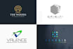 do unique modern luxury minimal business professional logo design