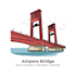 do highly luxury and creative business bridge logo design