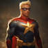 design premium superhero caricature character