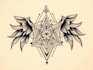 create unique custom geometric tattoo design