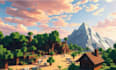 create minecraft village, house, spawn and castle for you