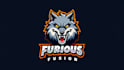 make wolf mascot logo design without any copyright concept
