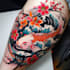 illustrate a tattoo in japanese style