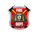 design a modern firefighter logo